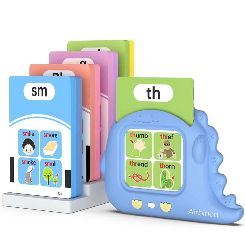Phonics Talking Flash Cards for Toddlers 3-8, Learn to Read in 20 Stages, Dig…