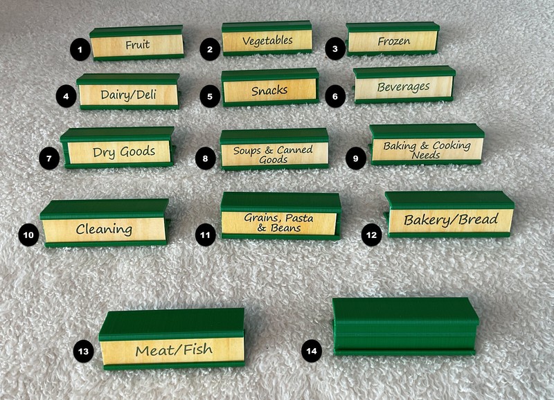 Replacement Shelf Clip for Melissa & Doug Fresh Mart Grocery Store