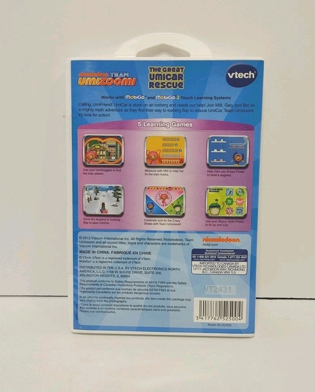 VTECH MobiGo Nickelodeon’s Team Umizoomi BRAND NEW SEALED gallery