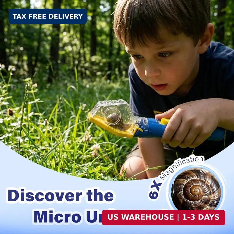 Bug Catcher for Kids with 6X Magnifier, 2 Pack STEM Educational Learning Toys Ki gallery