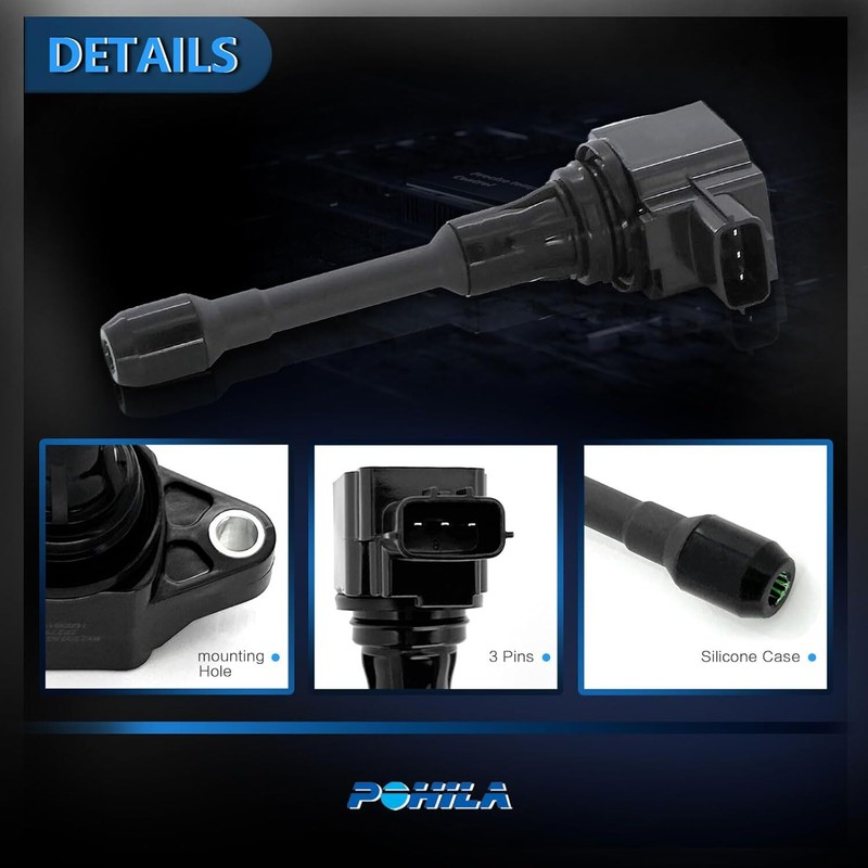 Set of 4 Ignition Coil Pack 2007 2008 2009 2010 2011 2012 Replacement for Nissan gallery