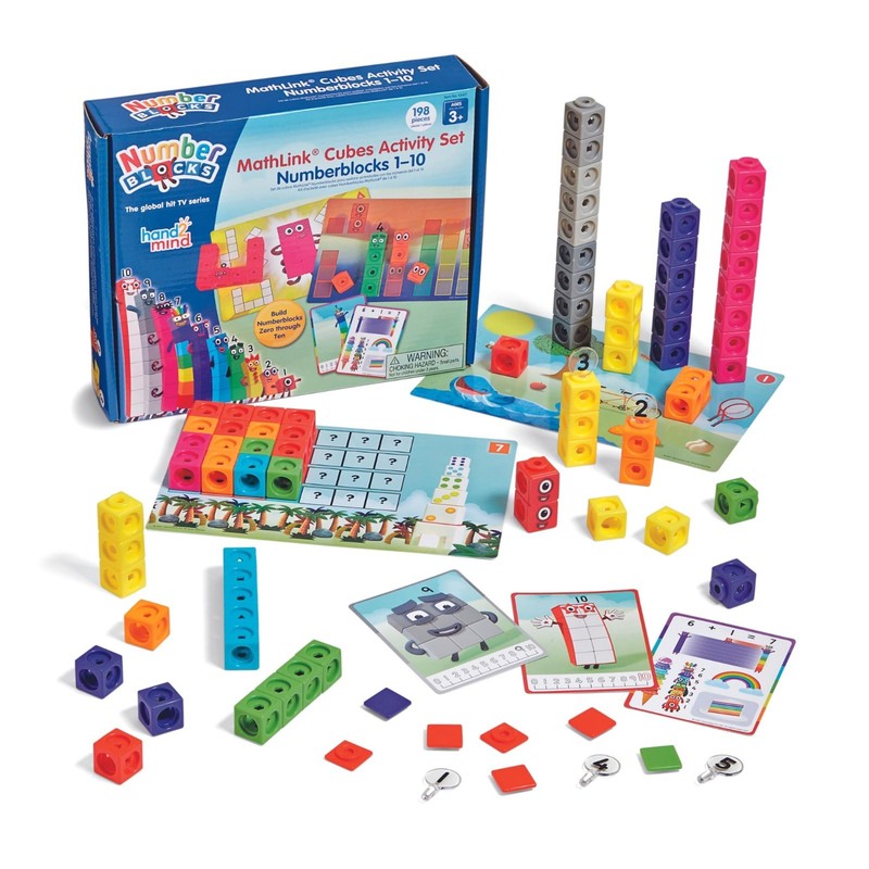 MathLink Cubes Activity Set 1-10, 30 Preschool Learning Activities, Counting Blo gallery