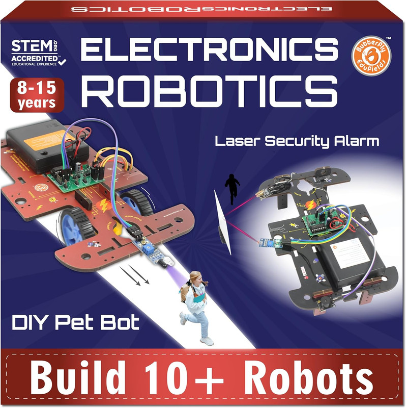 STEM Robotics Kit for Kids 8-14 | 10 Projects for Electronics & Engineering