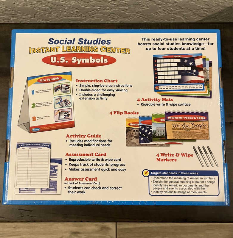 Lakeshore Social Studies US Symbols Instant Learning PP912 Education Homeschool gallery