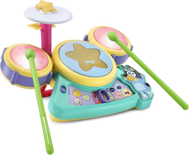 Bluey Hooray Drum Set gallery