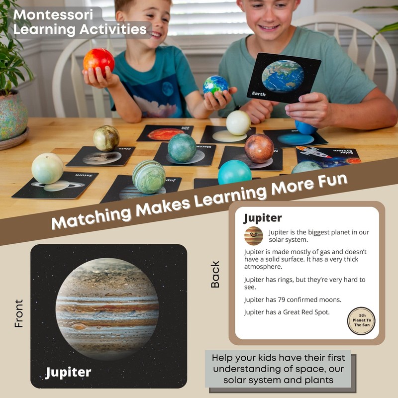 Solar System Kids Toys - Planet Balls & Space Toys for Boys 3-8 - Astronaut T. gallery