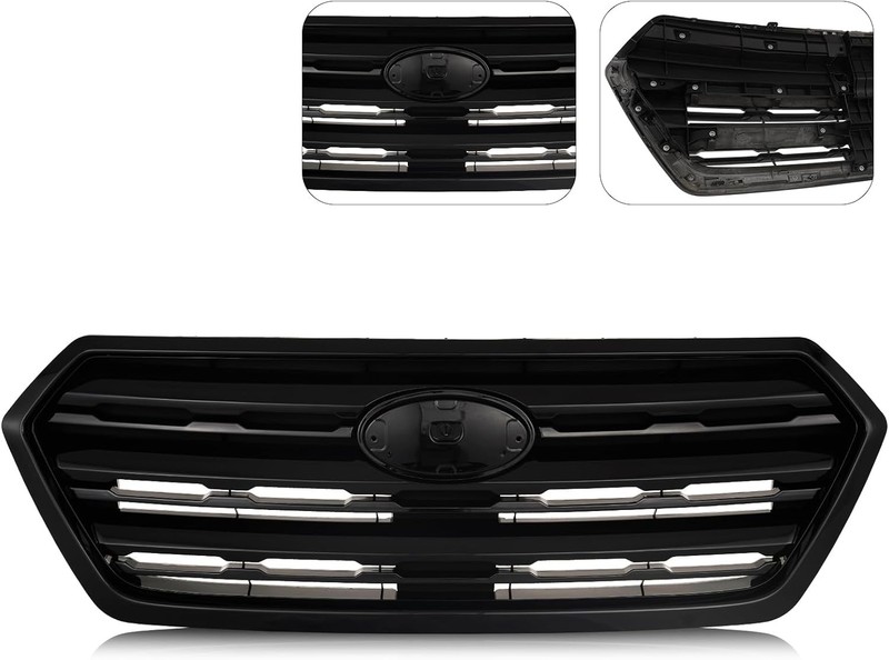 2015-2017 Subaru Outback Front Bumper Grille Glossy Black 91121AL05A SU1200159 gallery
