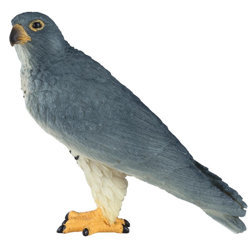 Peregrine Falcon Figurine - Small Hand Painted Wildlife & Bird Toy Figure - Mojo gallery