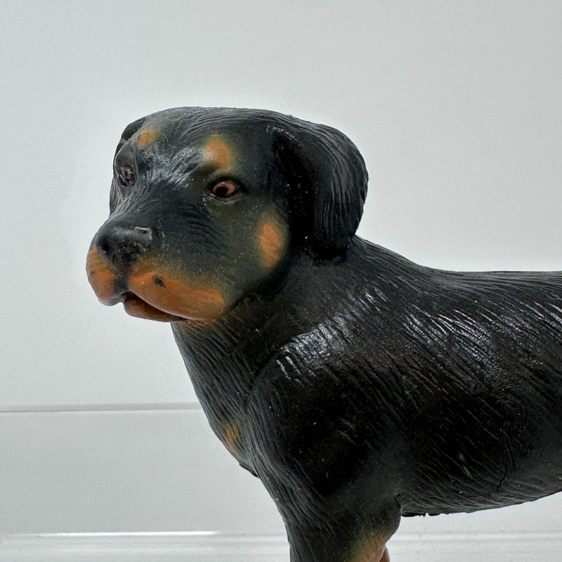 Schleich Rottweiler Figure Black Brown Dog Pet Animal Figurine 2.5" 1999 Vintage gallery