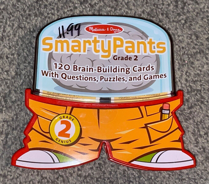Melissa And Doug Grade 2 Smarty Pants 120 Brain Building Educational Cards