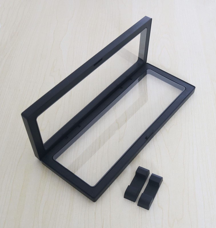 Coin Display Frame, Clear 3D Floating Holder Box Case for Challenge Black gallery