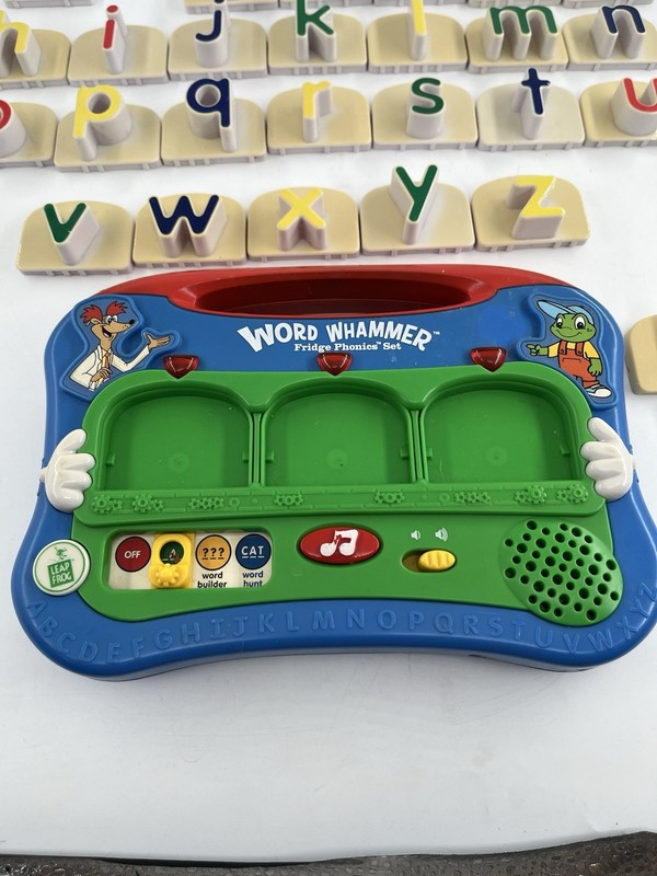 Vintage Leap Frog Word Whammer Fridge Phonics with 25 Alphabet Letters Tested gallery