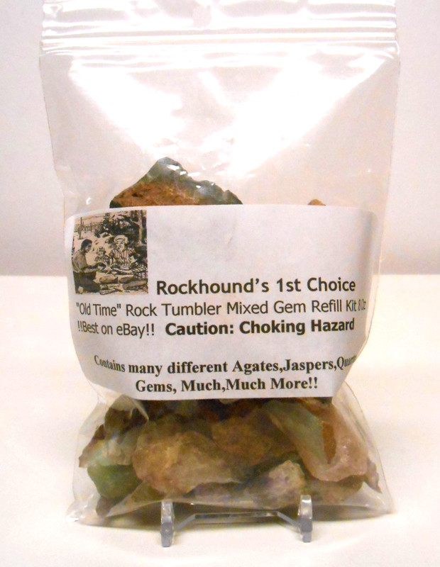 Rock Tumbler Gem Refill Kit “Old Time” Best Mixed Tumbling Kit on eBay SEE!~!