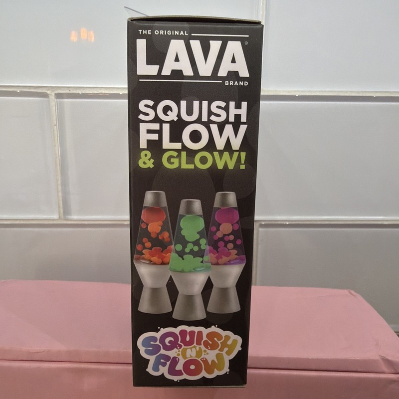 Schylling Lava Squish N Flow Squishy NeeDoh Glow In The Dark Lava Lamp NEW gallery