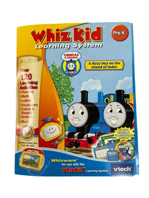 Whiz Kid Whizware Thomas & Friends for Use with Vtech Learning System Complete