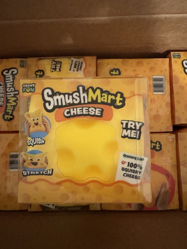 Viral Crazy Fun SmushMart XL Squishy Cheese Tik Tok Viral (LOT OF 10) FAST SHIP gallery