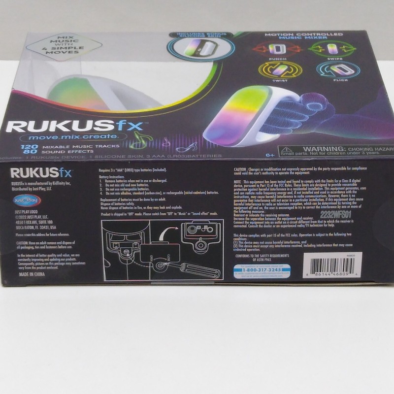 RUKUSfx Motion-Controlled Music Mixer Rocks Right Out The Box Silicone Skin NIB gallery