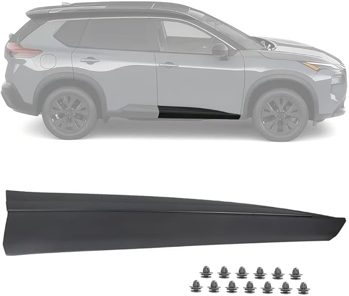Front Right Passenger Lower Door Trim Molding Compatible with Nissan Rogue 2021 gallery