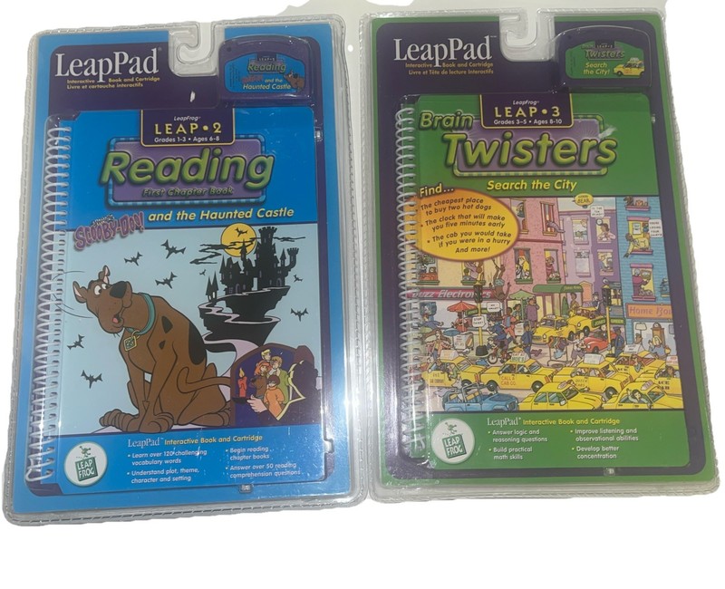 LeapFrog LeapPad Brain Twisters Search the City & Reading Scooby-Doo