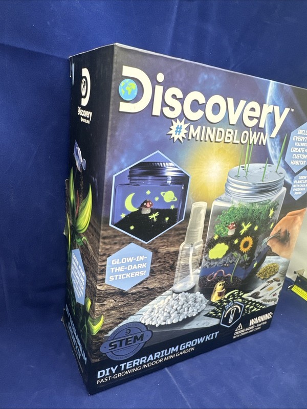 DISCOVERY #MINDBLOWN DIY TERRARIUM GROW KIT FAST-GROWING INDOOR MINI GARDEN gallery
