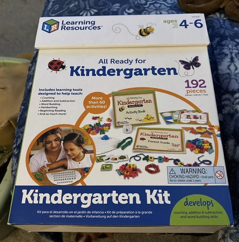Learning Resources All Ready for Kindergarten Readiness Kit, Ages 4-6