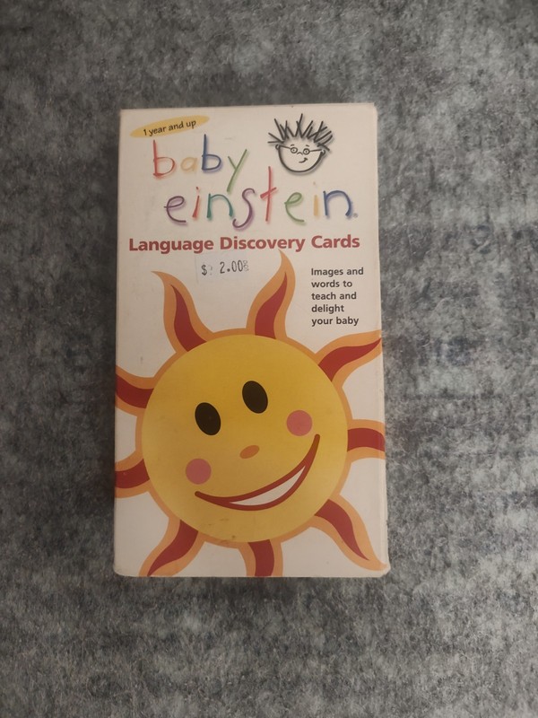 Baby Einstein Nature Discovery Cards Kids Learning Education Complete Set