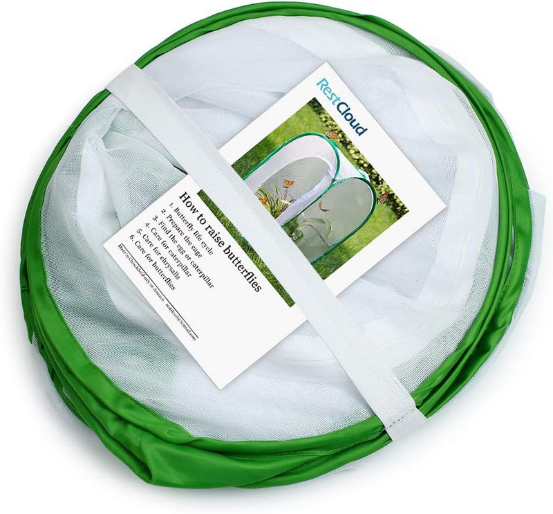 36" Large Monarch Butterfly Habitat, Giant Collapsible Insect Mesh Cage Terrariu gallery
