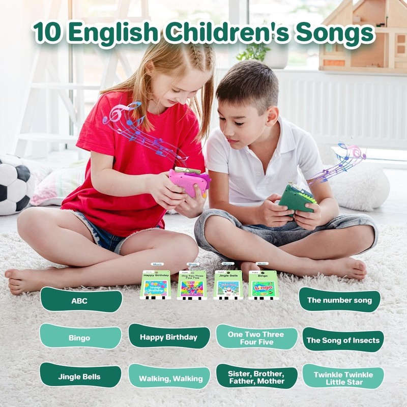 Bilingual Talking Flash Cards - Spanish & English, Montessori Learning Toy for T gallery