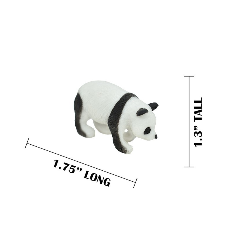 Panda Bear Plastic Toy Animal Gift Realistic Figure Educational Model F4440B55 gallery
