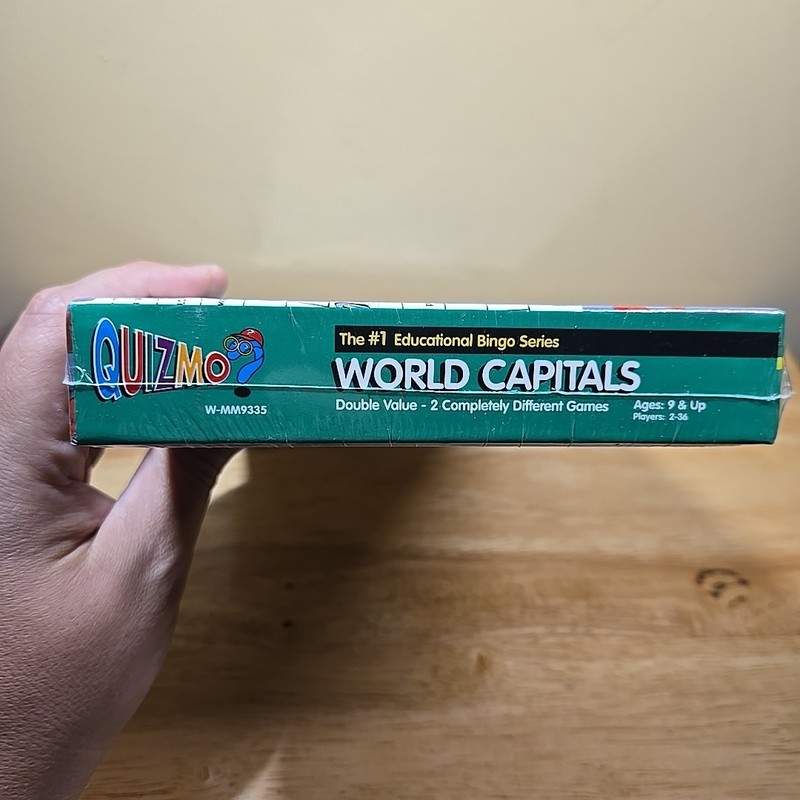 Quizmo World Capitals Educational Bingo Series New Unopened gallery