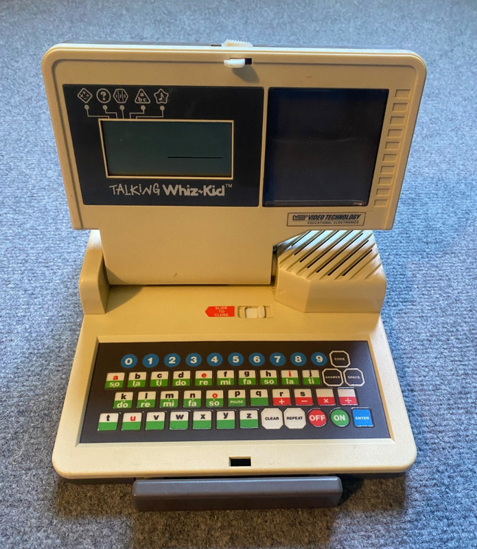 Talking Whiz Kid 1986 Educational Computer Vintage Working V Tech No Cards Avail