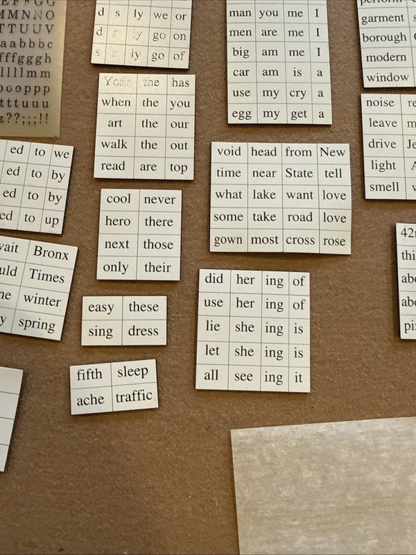 Magnetic Poetry Kit New York City Edition, Near Complete, NYC Theme Word Magnets gallery