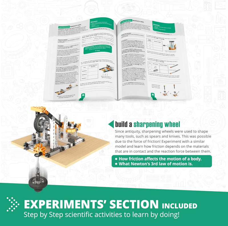STEM Toys, Physics Laws: Inertia, Friction & Circular Motion, Engineering Kit fo gallery