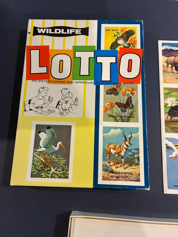 Vintage Lotto Wildlife Childrens Educational And Entertaining Game #20015 gallery
