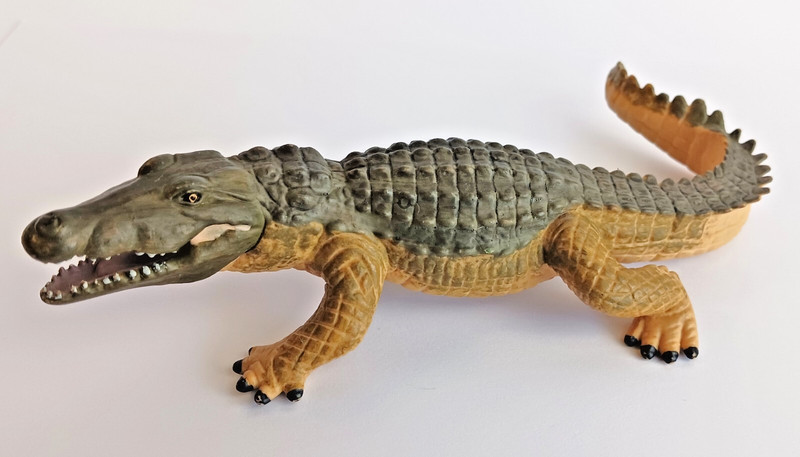Crocodile Figure Safari Ltd Retired 6″ Vintage 1996