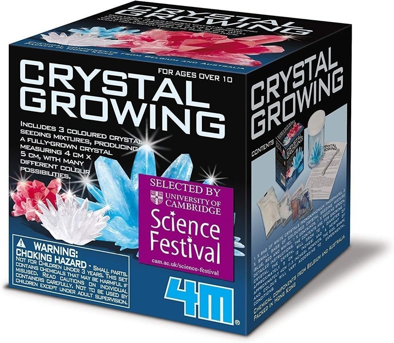 Crystal Growing Lab Experiment Kit - DIY STEM Project for Boys & Girls Ages 10+ gallery