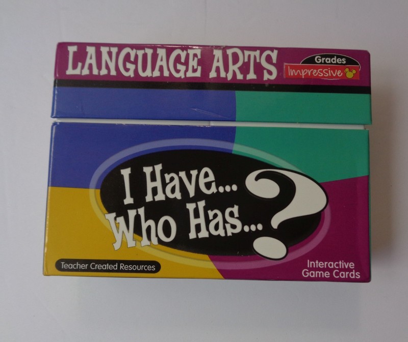 I Have… Who Has…? Language Arts Interactive Game Cards *Partly Sealed*