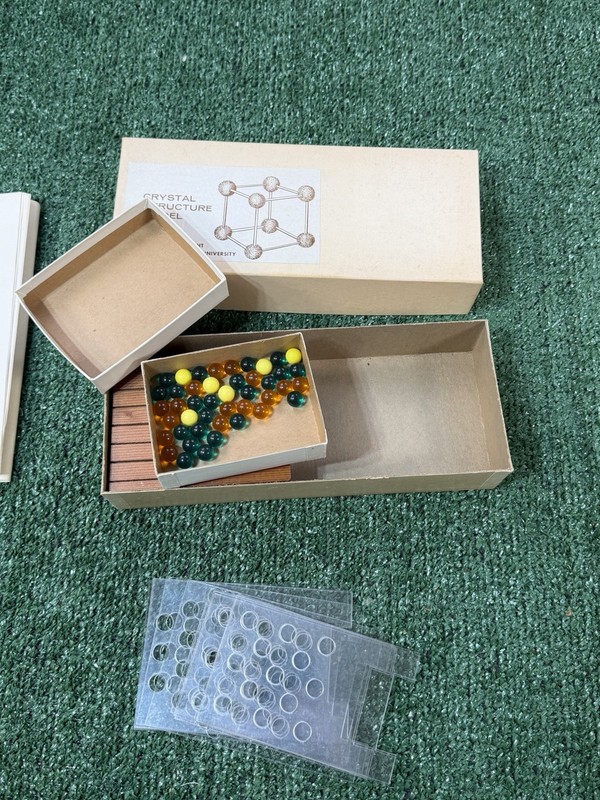 VTG 60s 70s Crystal Structure Model CASE WESTERN UNIVERSITY CHEMISTRY DEPARTMENT
