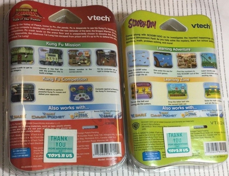 VTech V.Smile Motion LOT 2 Scooby-doo Funland Kung Fu Panda Path of the Panda gallery