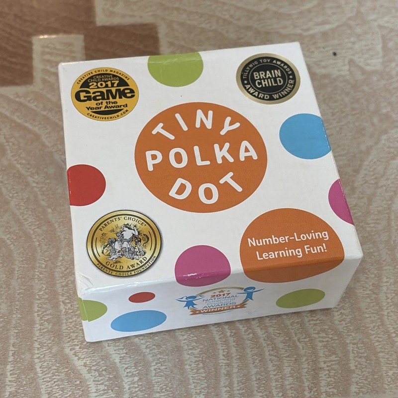 Tiny Polka Dot Math Literacy Game Math COMPLETE Ages 3-8 VG+ Condition