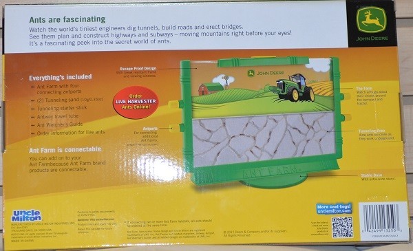 Uncle Milton Special Edition John Deere Ant Farm Habitat NIB NEW 13250 gallery