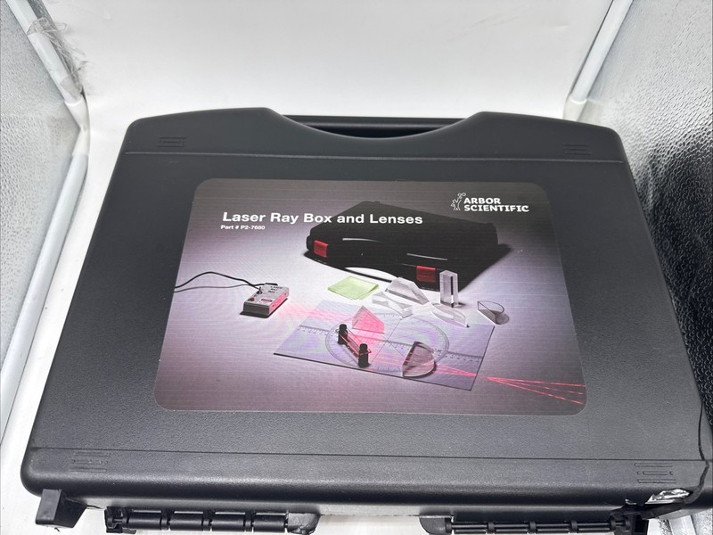 Arbor Scientific Laser Ray Box And Lenses Part # P2-7680 BRAND NEW Geometry