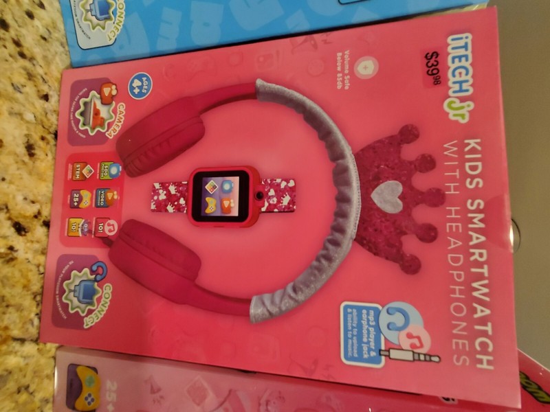 iTech jr & playzoom Kids Smartwatch with Headphones for Boys and Girls