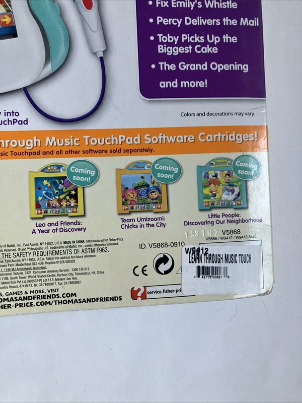 Fisher-Price Learn Through Music Thomas & Friends A Sodor Celebration Game NEW gallery