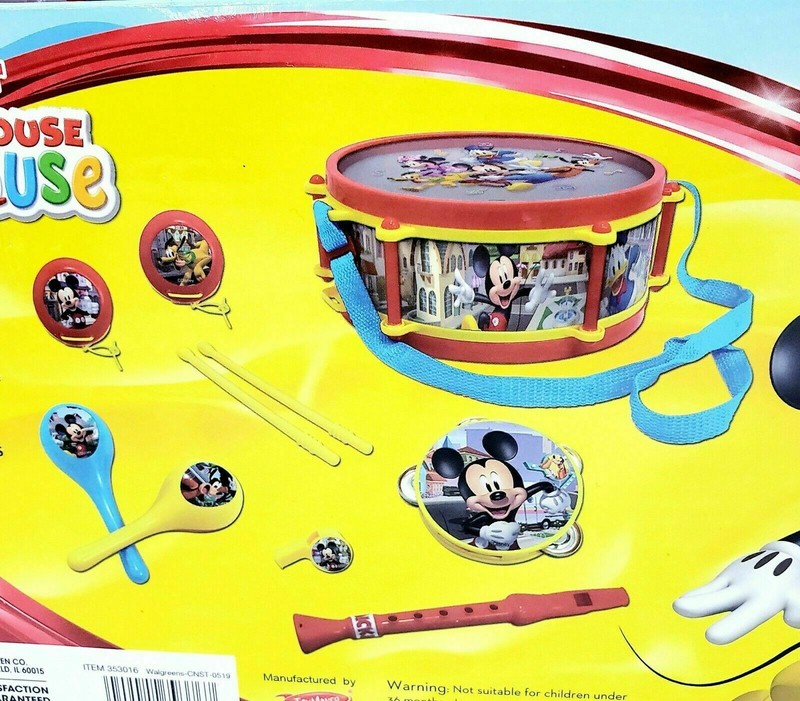 Disney Junior Mickey Mouse Party Band 10 Piece Set Musical Instruments. gallery
