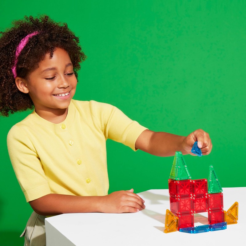 MAGNA-TILES microMAGS 26-Piece Travel Magnetic Small, Multi-coloured gallery