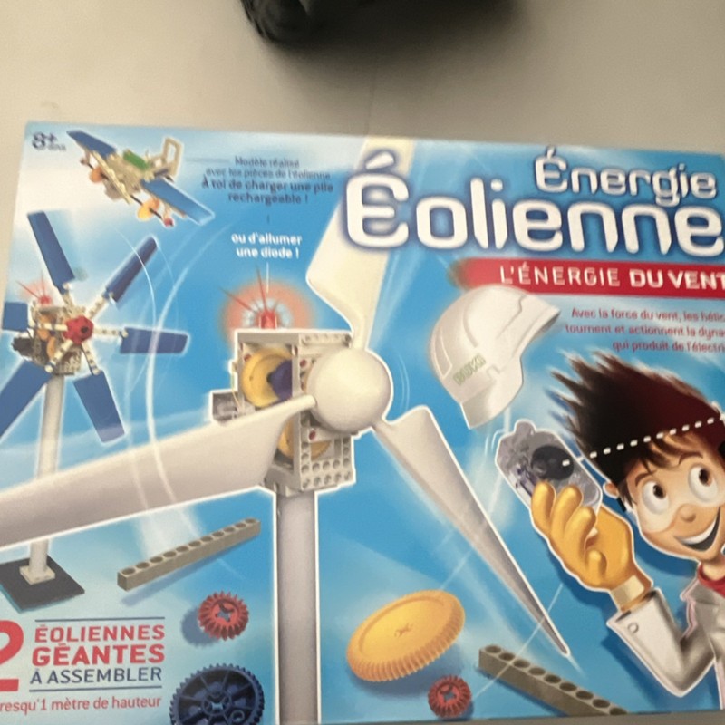 Buki France Wind Energy Science Kit, 2 Giant Turbines, Age 8+