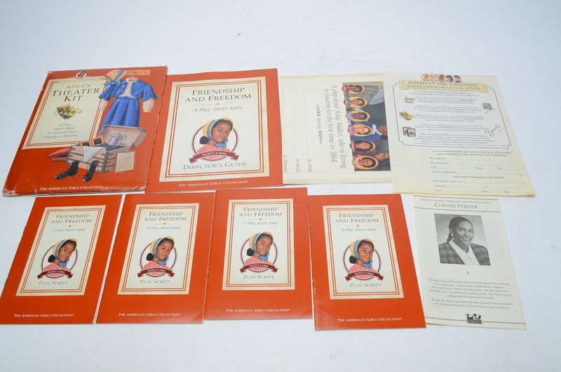 American Girl Theater Kits Lot 4 Kirsten Samantha Addy Felicity Plays Missing 1 gallery