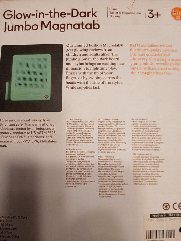The Original Magnatab Glow In The Dark 10468 Tablet And Magnetic Pen In Box gallery