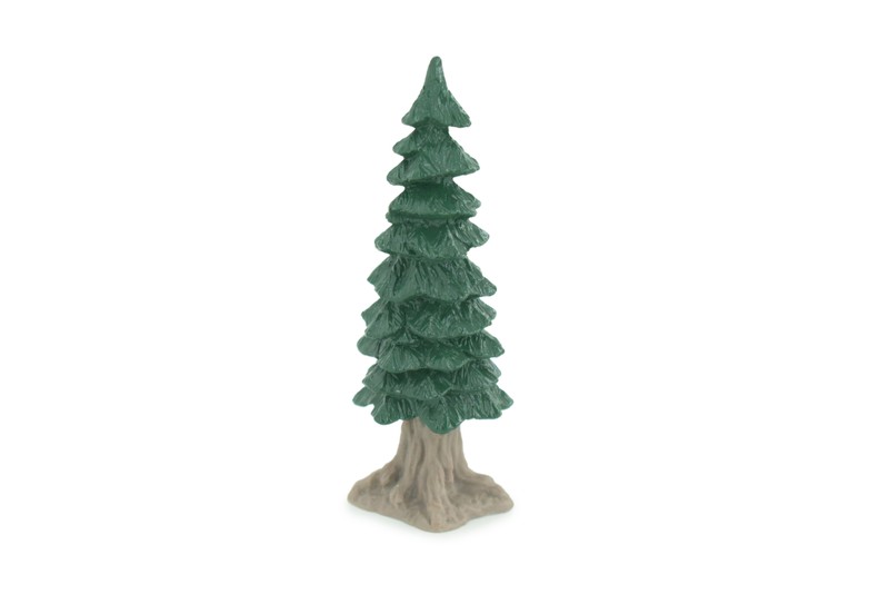 Pine Tree Toy, Conifer Model, Realistic Rubber Model, 2.5 Inches F3139 B224